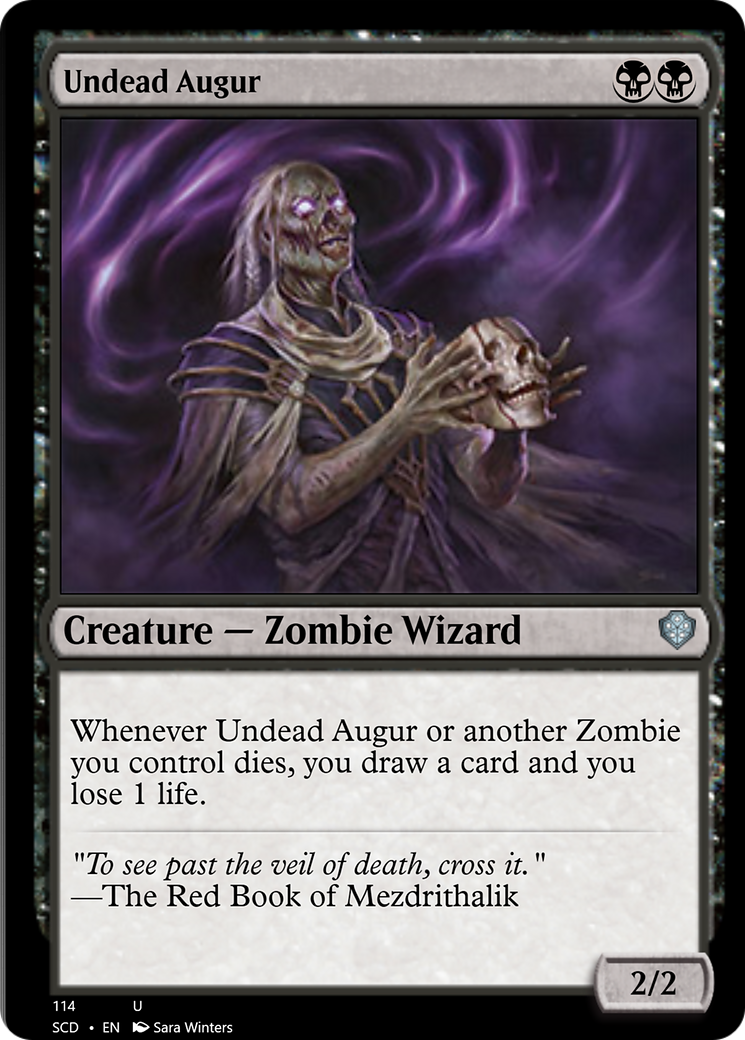 Undead Augur [Starter Commander Decks] | Nerdhalla Games