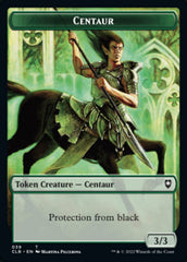 Horror // Centaur Double-sided Token [Commander Legends: Battle for Baldur's Gate Tokens] | Nerdhalla Games