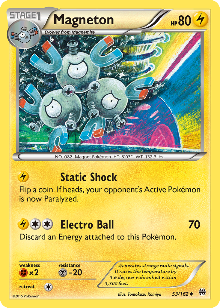 Magneton (53/162) [XY: BREAKthrough] | Nerdhalla Games