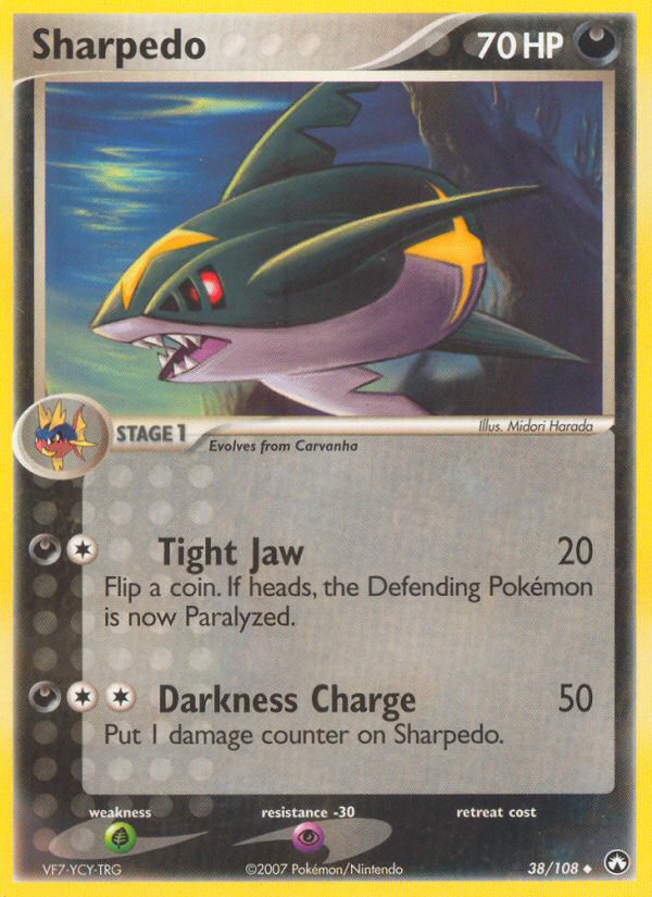 Sharpedo (38/108) [EX: Power Keepers] | Nerdhalla Games