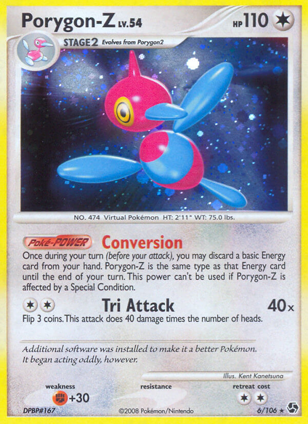 Porygon Z (6/106) (Theme Deck Exclusive) [Diamond & Pearl: Great Encounters] | Nerdhalla Games