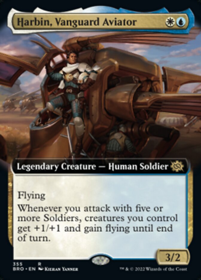 Harbin, Vanguard Aviator (Extended Art) [The Brothers' War] | Nerdhalla Games