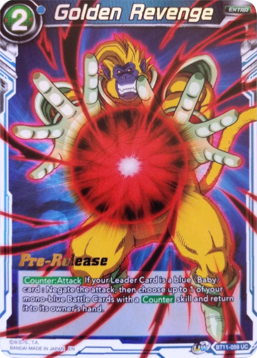 Golden Revenge (BT11-059) [Vermilion Bloodline Prerelease Promos] | Nerdhalla Games