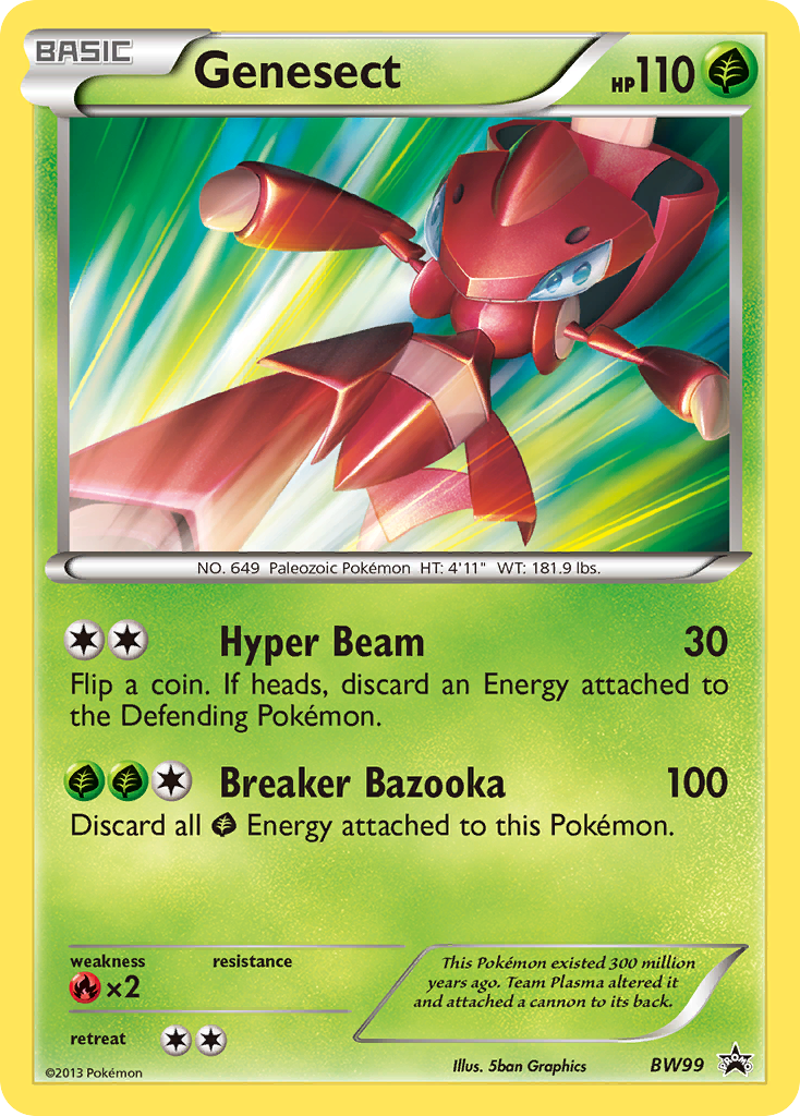 Genesect (BW99) [Black & White: Black Star Promos] | Nerdhalla Games