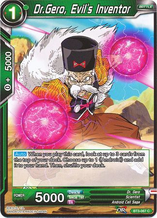 Dr. Gero, Evil's Inventor [BT3-067] | Nerdhalla Games