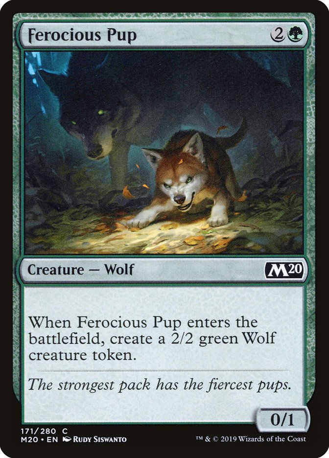 Ferocious Pup [Core Set 2020] | Nerdhalla Games