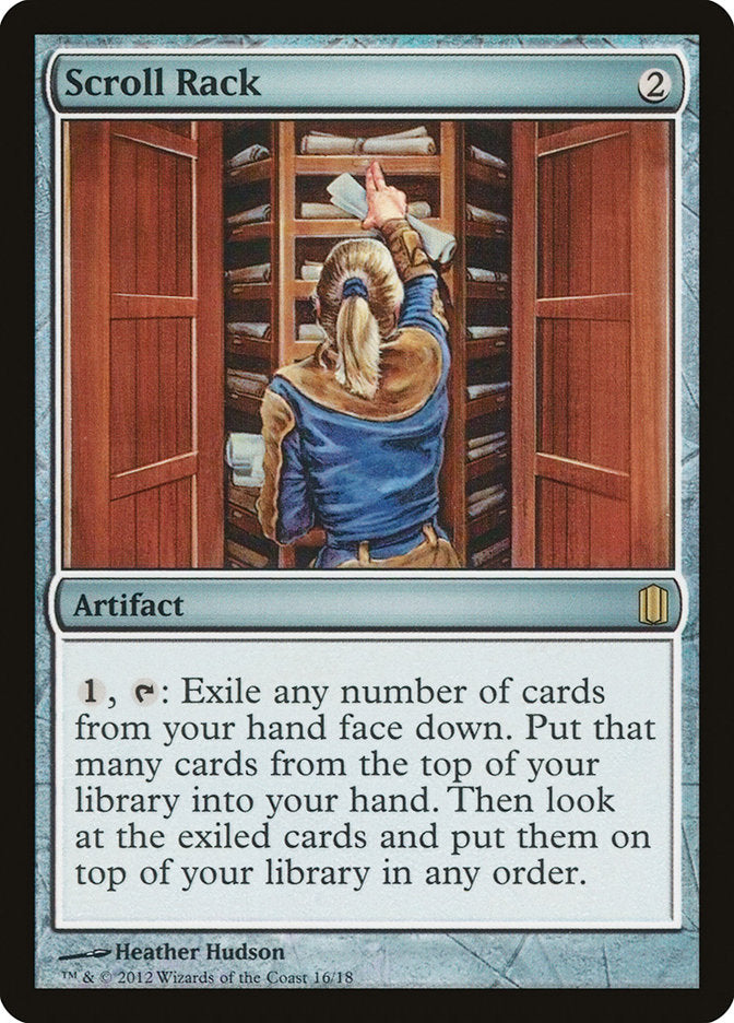 Scroll Rack [Commander's Arsenal] | Nerdhalla Games