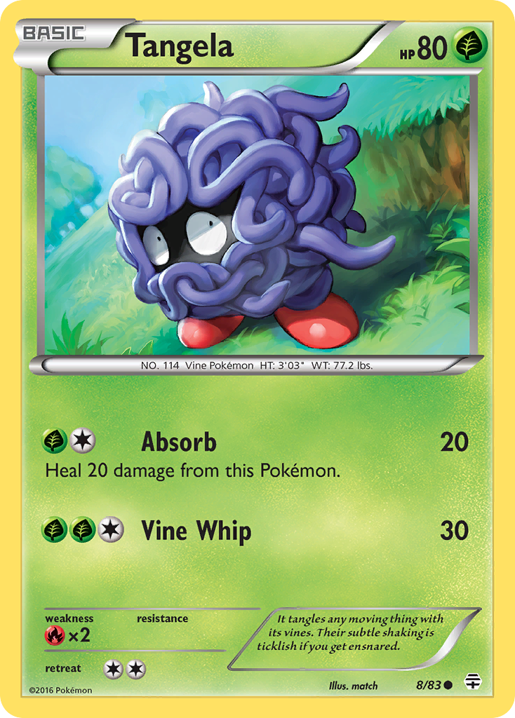 Tangela (8/83) [XY: Generations] | Nerdhalla Games