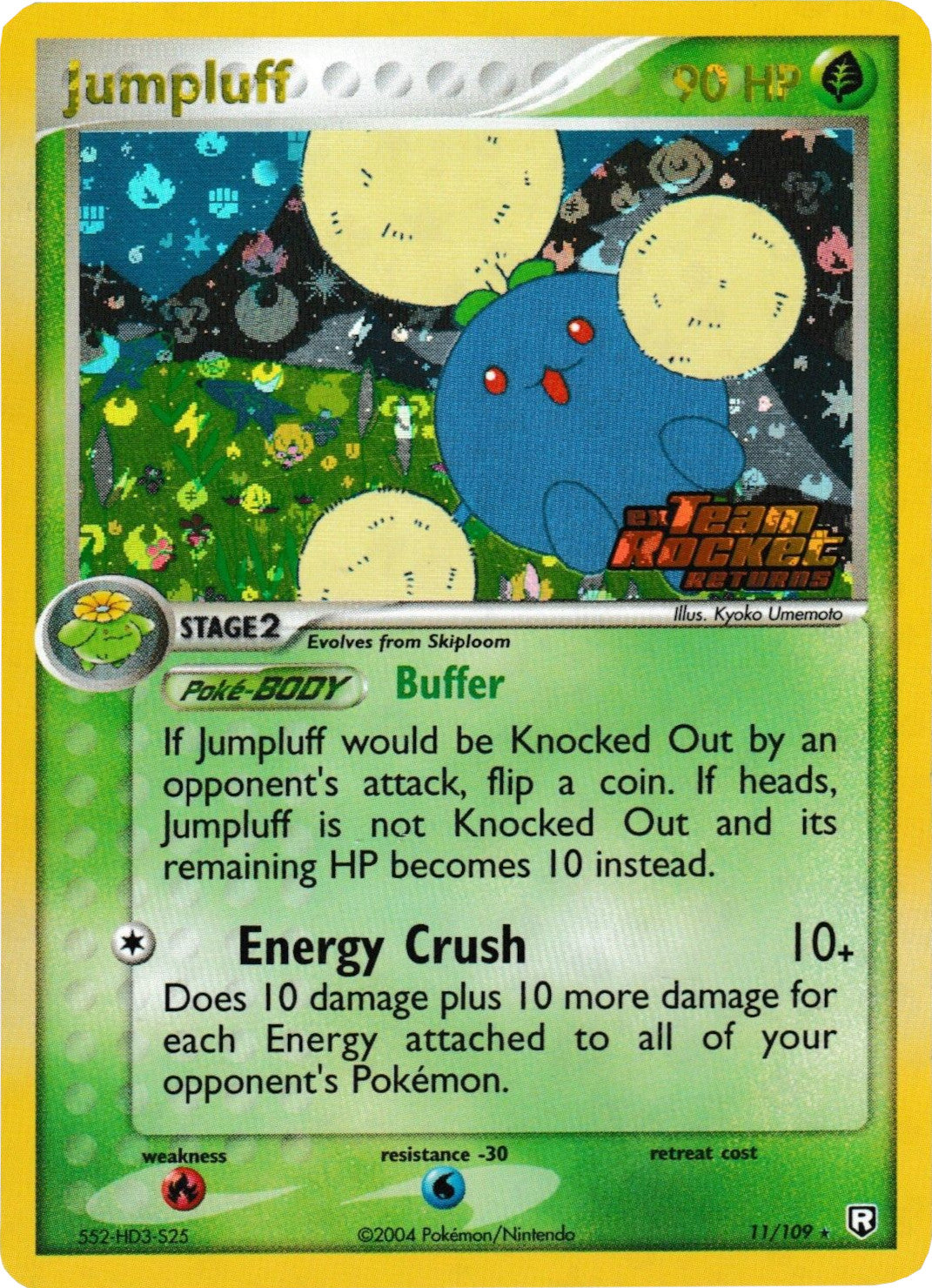 Jumpluff (11/109) (Stamped) [EX: Team Rocket Returns] | Nerdhalla Games