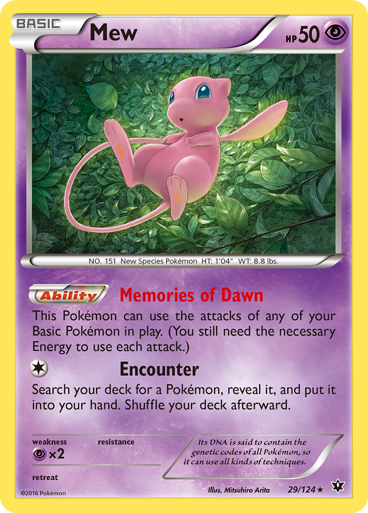 Mew (29/124) [XY: Fates Collide] | Nerdhalla Games