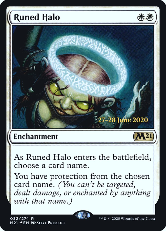 Runed Halo  [Core Set 2021 Prerelease Promos] | Nerdhalla Games