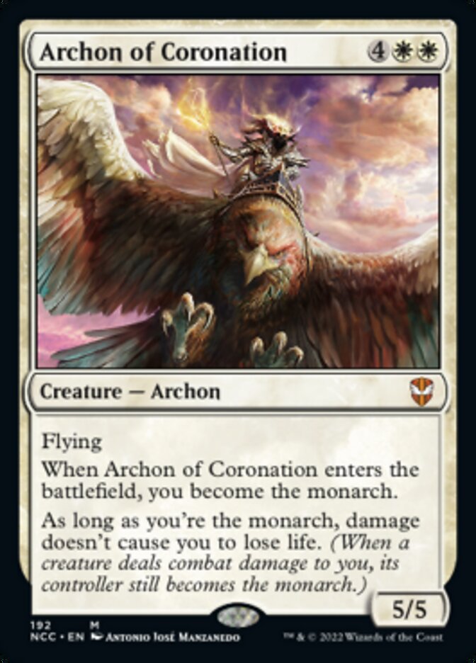 Archon of Coronation [Streets of New Capenna Commander] | Nerdhalla Games