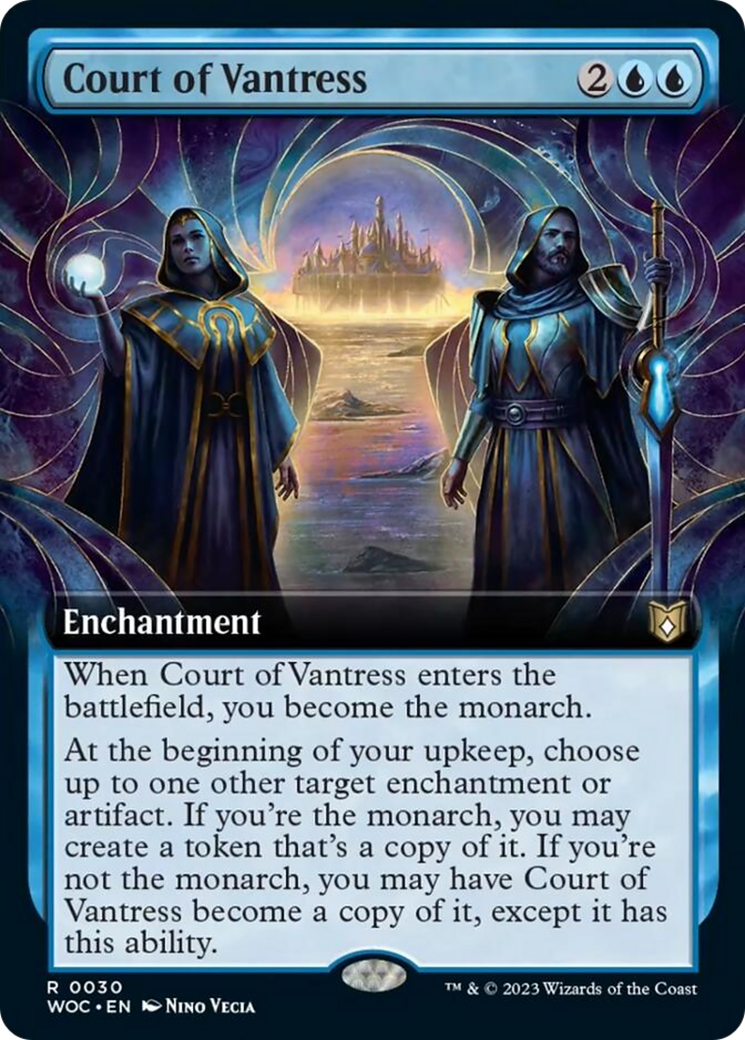 Court of Vantress (Extended Art) [Wilds of Eldraine Commander] | Nerdhalla Games