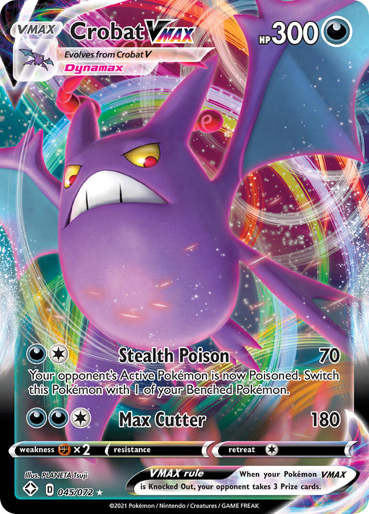 Crobat VMAX (045/072) [Sword & Shield: Shining Fates] | Nerdhalla Games