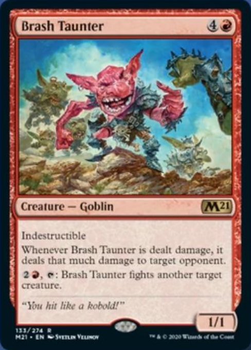 Brash Taunter [Core Set 2021] | Nerdhalla Games