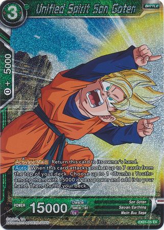 Unified Spirit Son Goten (Foil) (EX01-05) [Mighty Heroes] | Nerdhalla Games