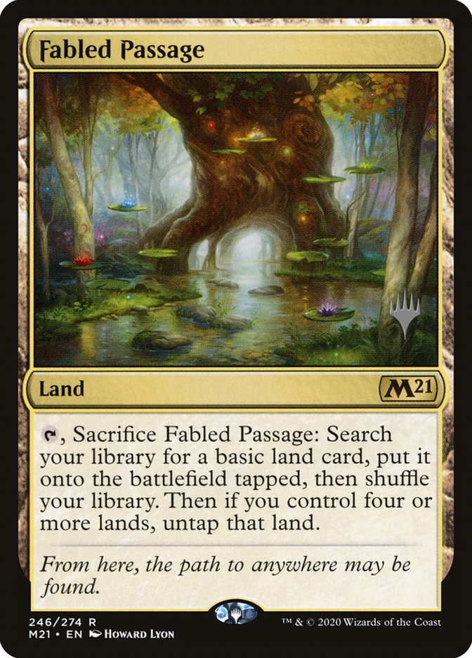 Fabled Passage (Promo Pack) [Core Set 2021 Promos] | Nerdhalla Games