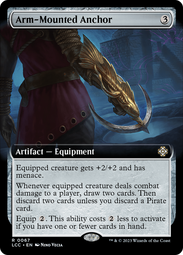 Arm-Mounted Anchor (Extended Art) [The Lost Caverns of Ixalan Commander] | Nerdhalla Games