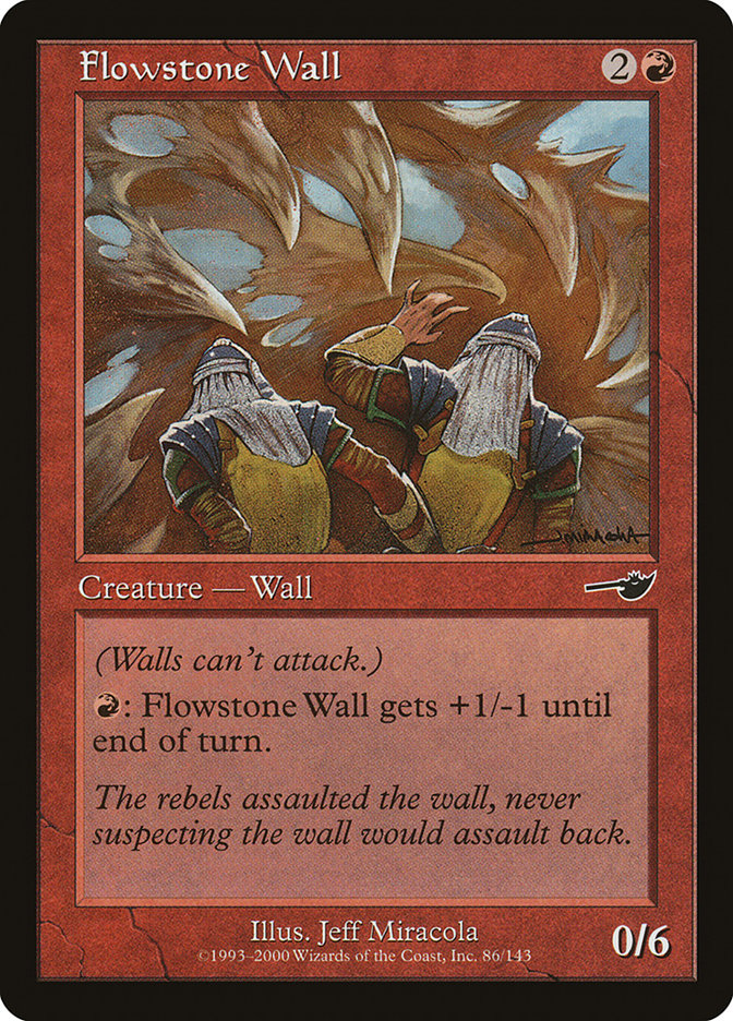 Flowstone Wall [Nemesis] | Nerdhalla Games