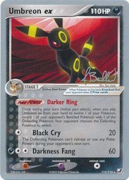 Umbreon ex (112/115) (Eeveelutions - Jimmy Ballard) [World Championships 2006] | Nerdhalla Games