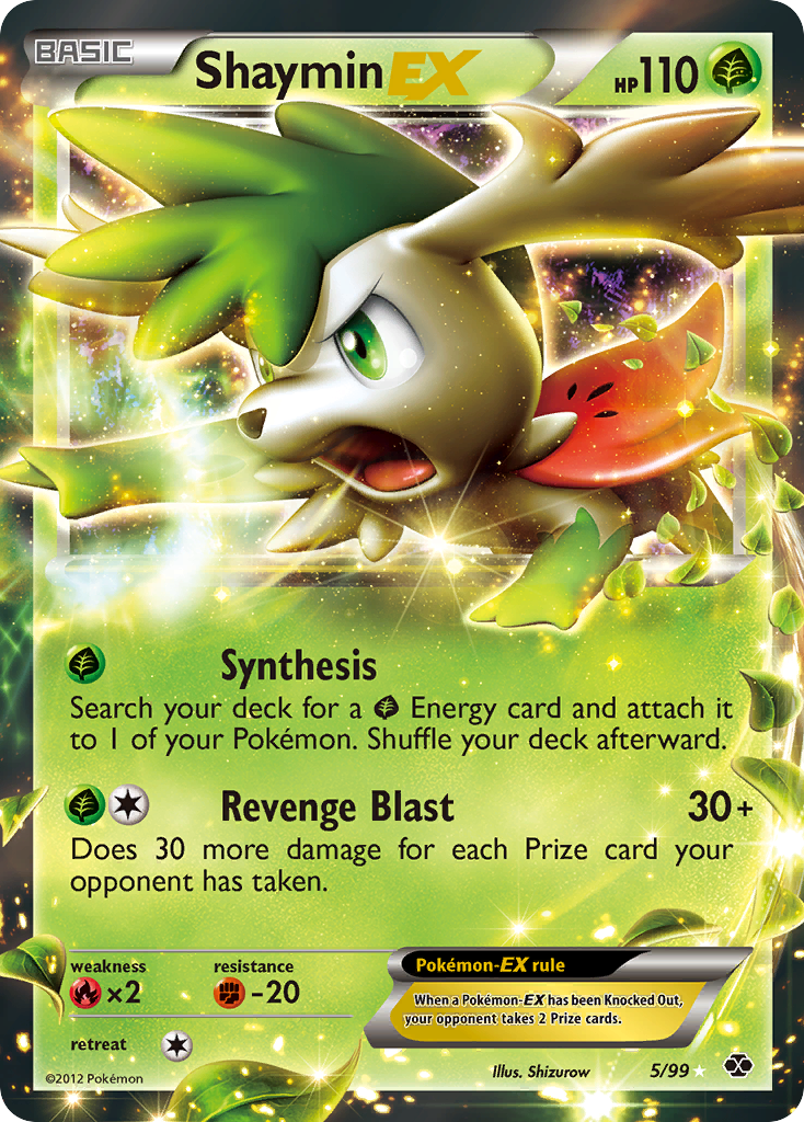 Shaymin EX (5/99) [Black & White: Next Destinies] | Nerdhalla Games