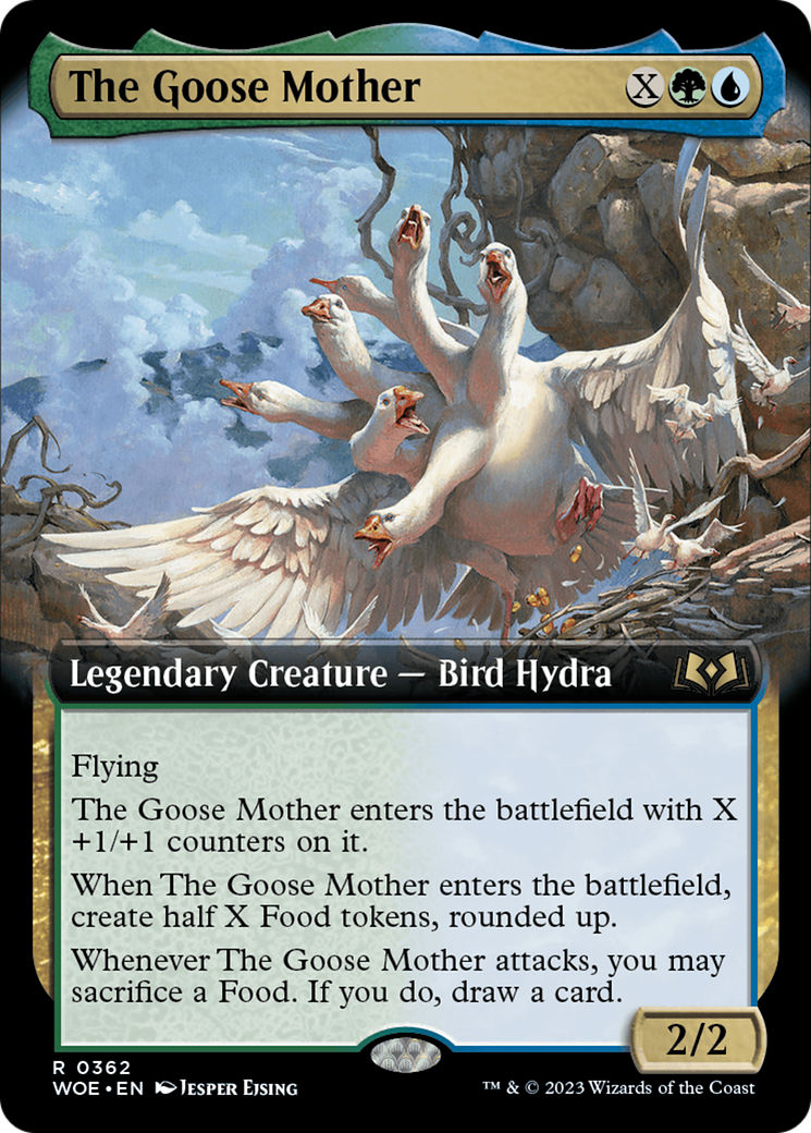 The Goose Mother (Extended Art) [Wilds of Eldraine] | Nerdhalla Games