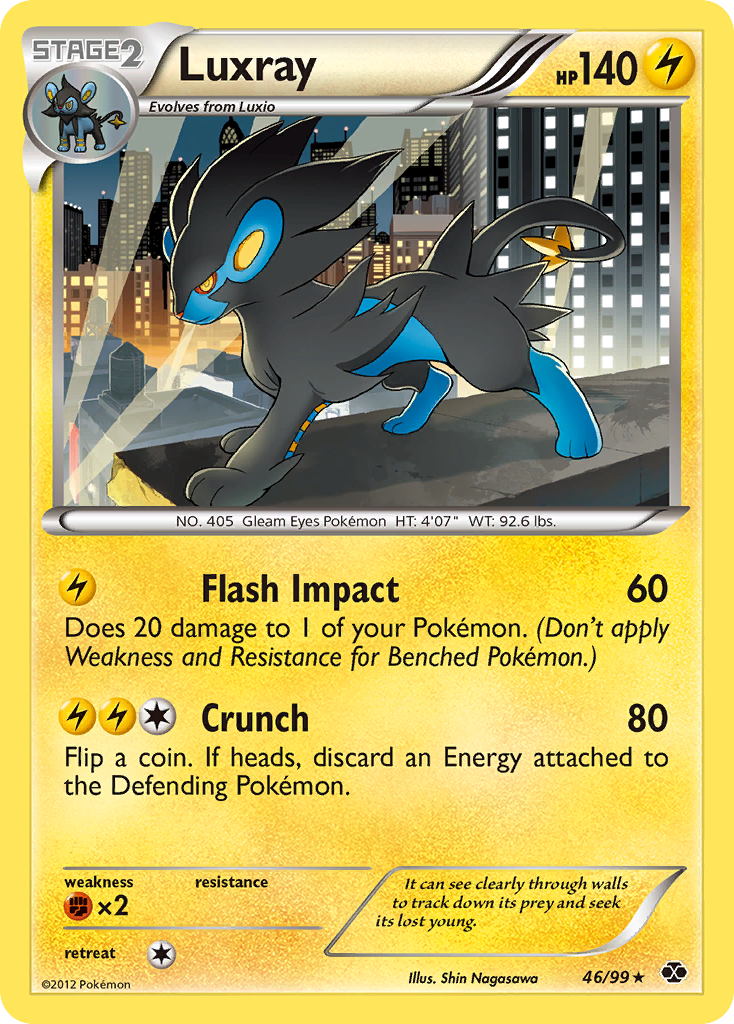 Luxray (46/99) [Black & White: Next Destinies] | Nerdhalla Games