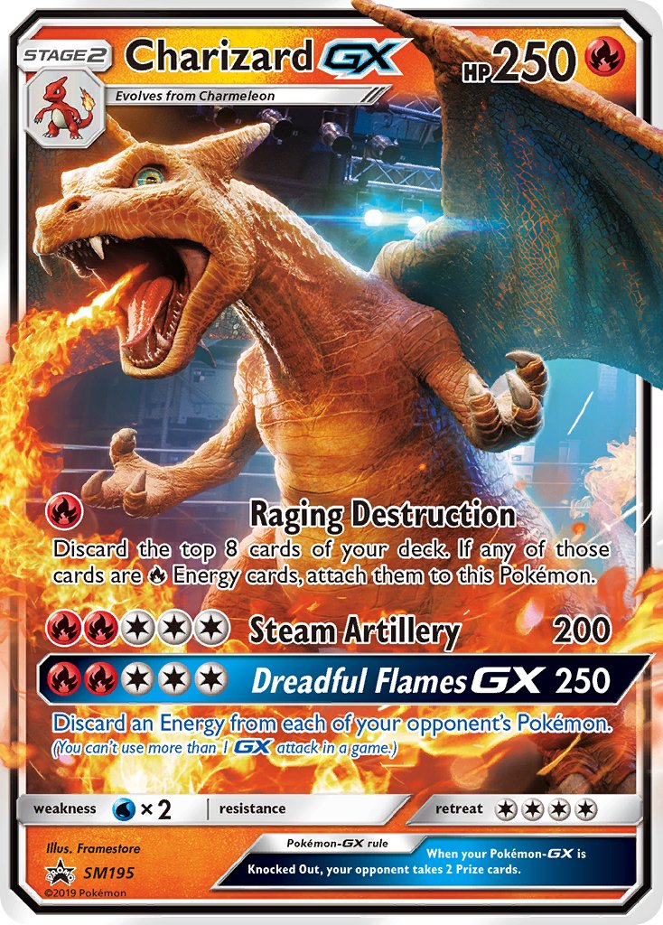 Charizard GX (SM195) [Sun & Moon: Black Star Promos] | Nerdhalla Games