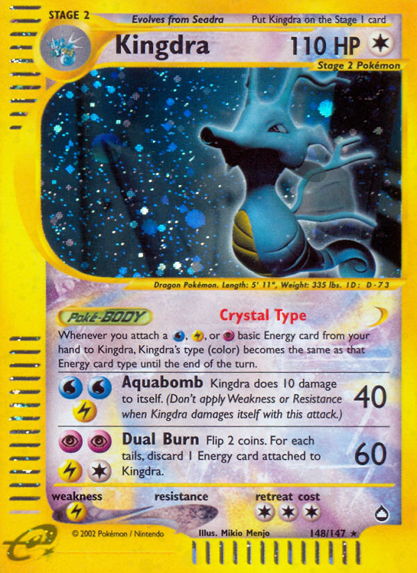 Kingdra (148/147) [Aquapolis] | Nerdhalla Games