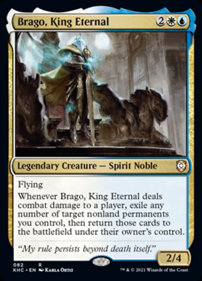 Brago, King Eternal [Kaldheim Commander] | Nerdhalla Games