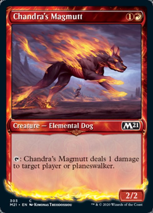 Chandra's Magmutt (Showcase) [Core Set 2021] | Nerdhalla Games