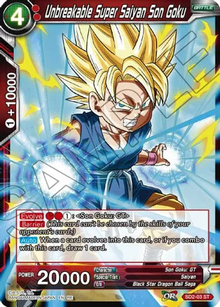 Unbreakable Super Saiyan Son Goku [SD2-03] | Nerdhalla Games