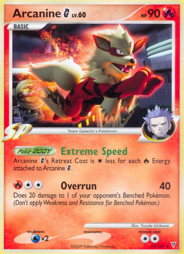 Arcanine G (15/147) (Theme Deck Exclusive) [Platinum: Supreme Victors] | Nerdhalla Games