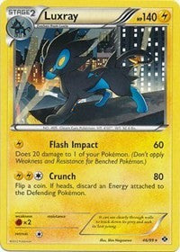 Luxray (46/99) (Theme Deck Exclusive) [Black & White: Next Destinies] | Nerdhalla Games