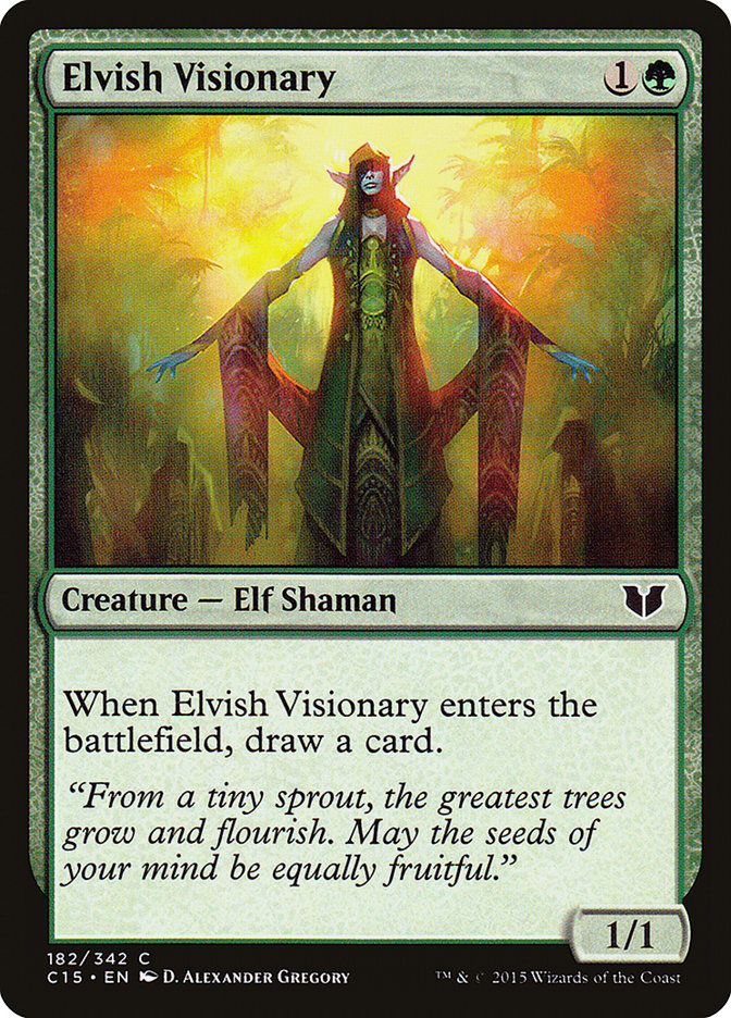 Elvish Visionary [Commander 2015] | Nerdhalla Games