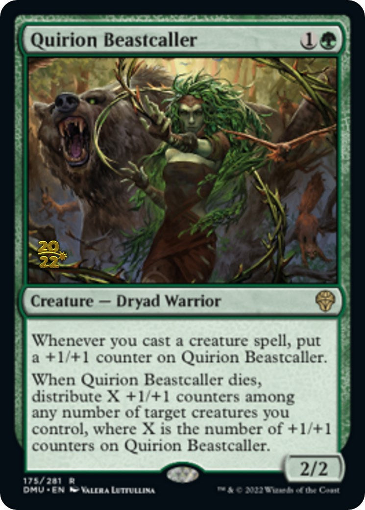 Quirion Beastcaller [Dominaria United Prerelease Promos] | Nerdhalla Games