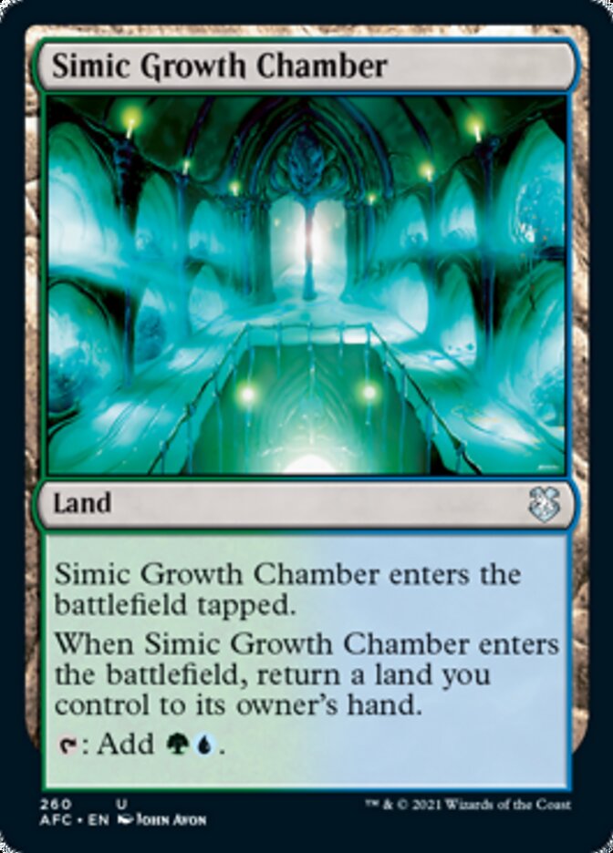 Simic Growth Chamber [Dungeons & Dragons: Adventures in the Forgotten Realms Commander] | Nerdhalla Games