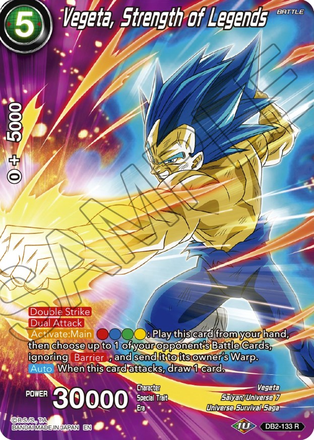 Vegeta, Strength of Legends (DB2-133) [Theme Selection: History of Vegeta] | Nerdhalla Games