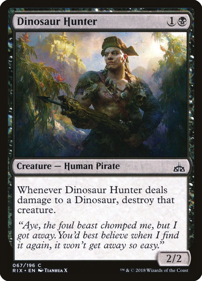 Dinosaur Hunter [Rivals of Ixalan] | Nerdhalla Games