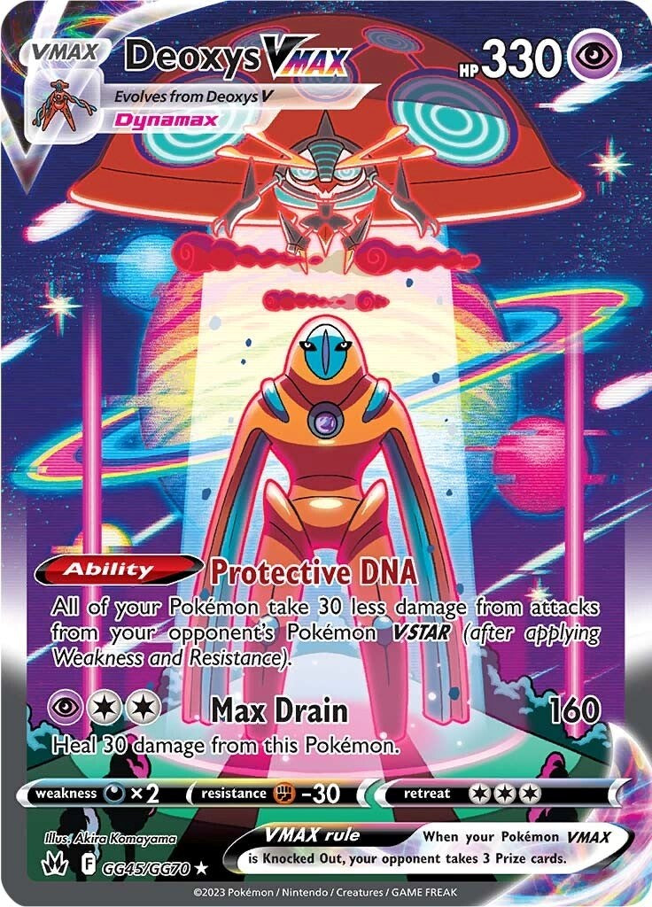 Deoxys VMAX (GG45/GG70) [Sword & Shield: Crown Zenith] | Nerdhalla Games