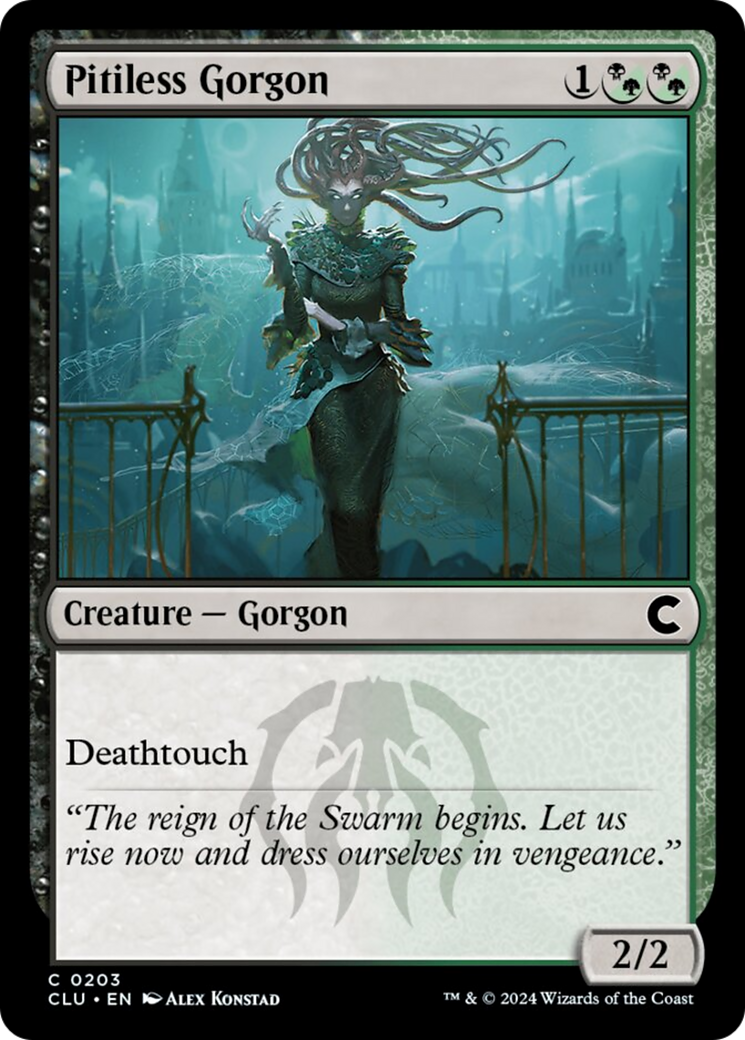 Pitiless Gorgon [Ravnica: Clue Edition] | Nerdhalla Games