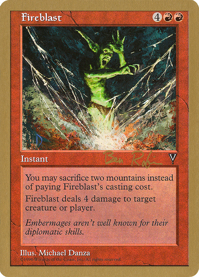 Fireblast (Ben Rubin) [World Championship Decks 1998] | Nerdhalla Games