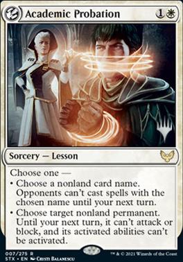 Academic Probation (Promo Pack) [Strixhaven: School of Mages Promos] | Nerdhalla Games