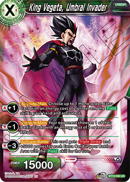 King Vegeta, Umbral Invader (Uncommon) [BT13-064] | Nerdhalla Games