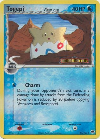 Togepi (41/101) (Delta Species) (Stamped) [EX: Dragon Frontiers] | Nerdhalla Games