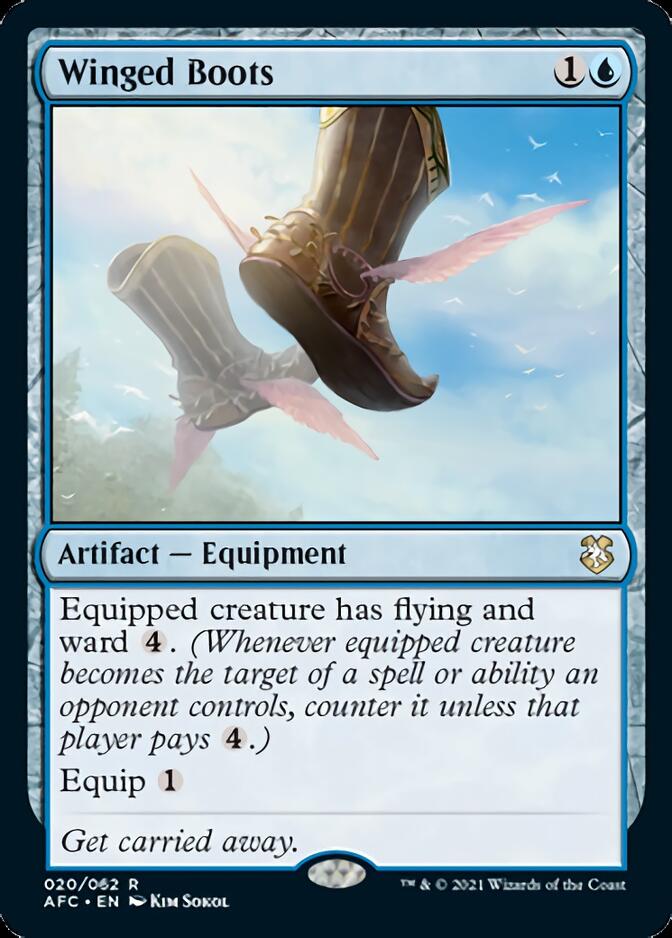 Winged Boots [Dungeons & Dragons: Adventures in the Forgotten Realms Commander] | Nerdhalla Games