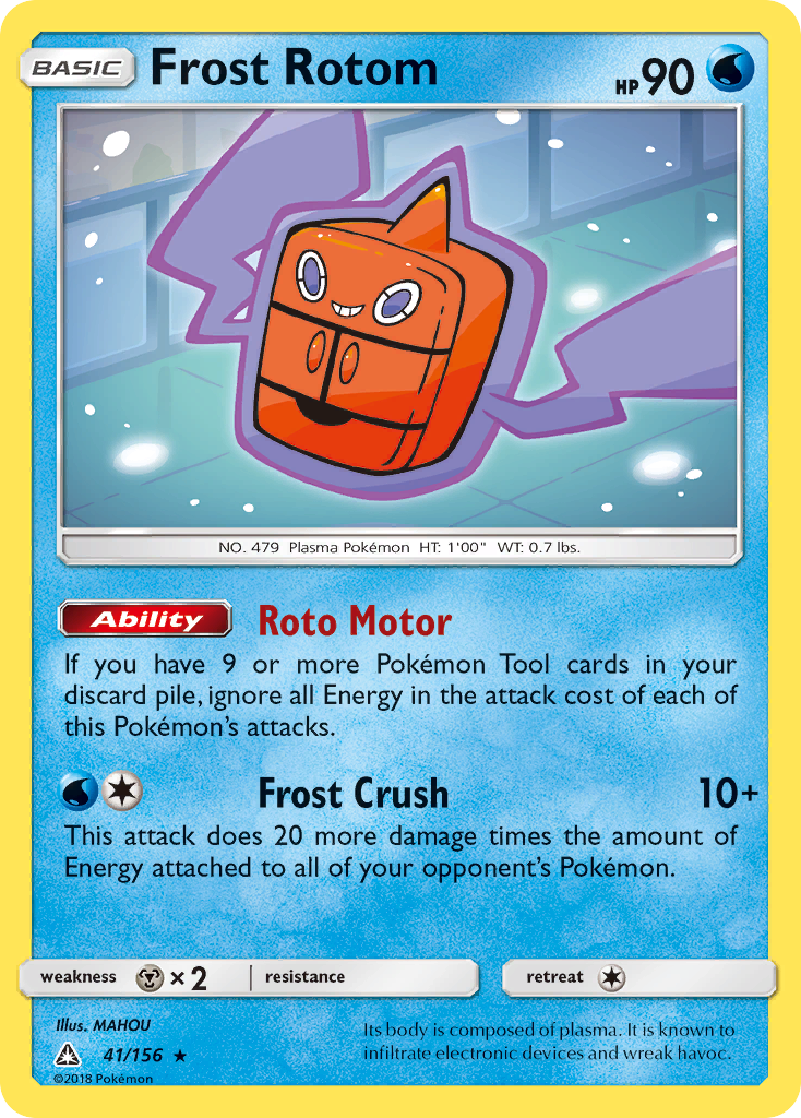 Frost Rotom (41/156) [Sun & Moon: Ultra Prism] | Nerdhalla Games