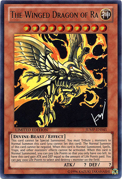 The Winged Dragon of Ra [JUMP-EN045] Ultra Rare | Nerdhalla Games