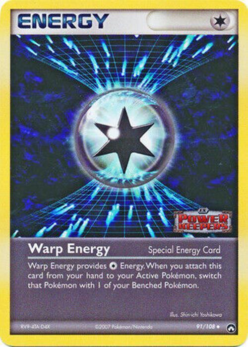 Warp Energy (91/108) (Stamped) [EX: Power Keepers] | Nerdhalla Games