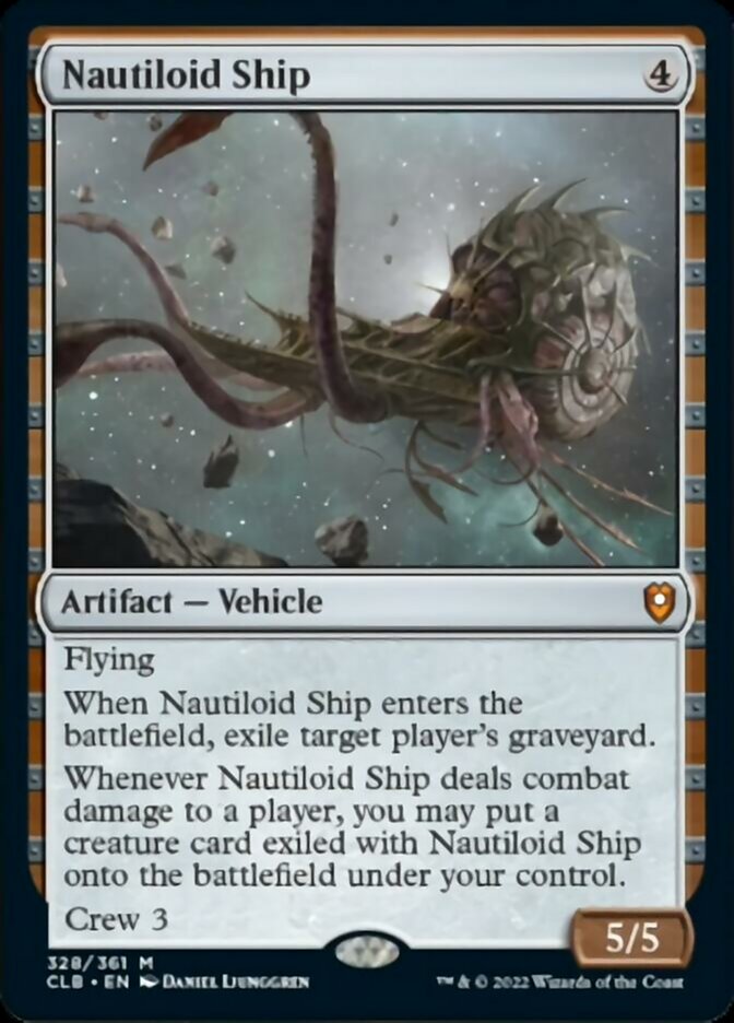 Nautiloid Ship [Commander Legends: Battle for Baldur's Gate] | Nerdhalla Games